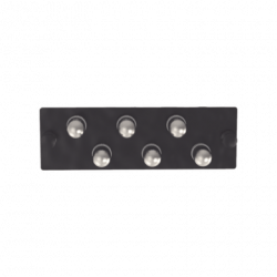 Placa Acopladora de Fibra Óptica FAP, Con 6 Conectores ST Simplex (6 F