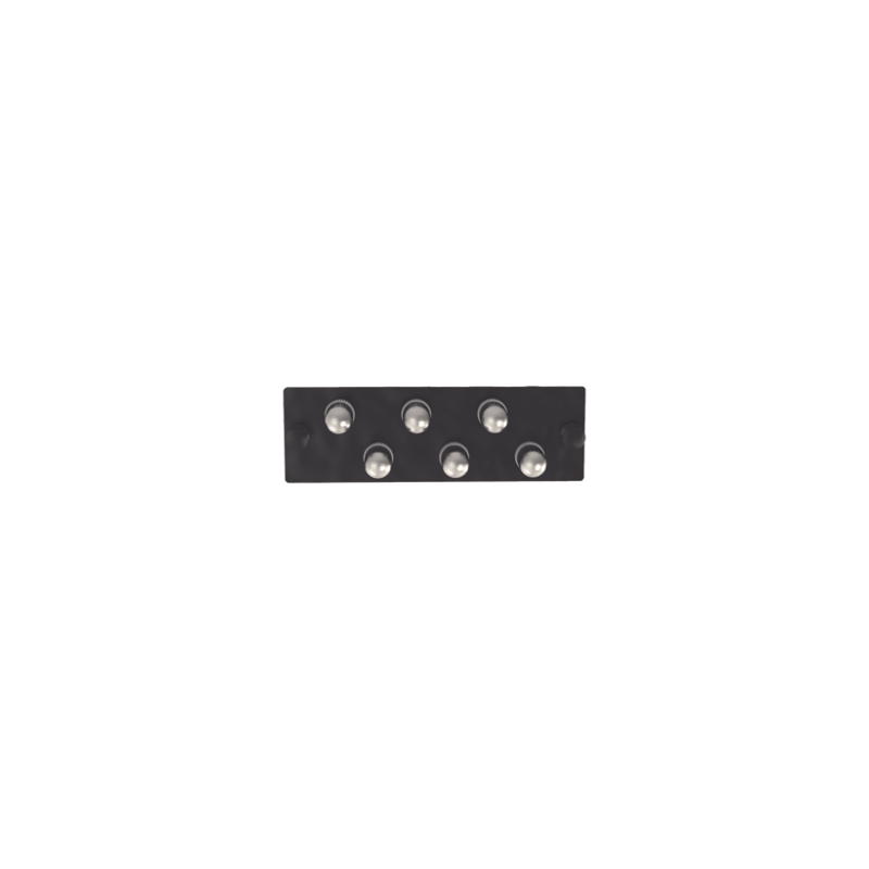 Placa Acopladora de Fibra Óptica FAP, Con 6 Conectores ST Simplex (6 F