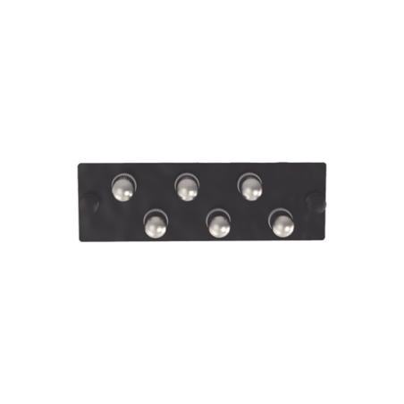 Placa Acopladora de Fibra Óptica FAP, Con 6 Conectores ST Simplex (6 F