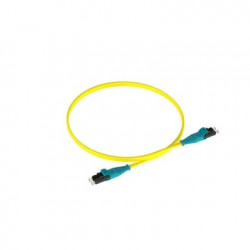 Jumper de Fibra Optica Monomodo 9/125 OS2, LC-LC Duplex Push Pull, OFN