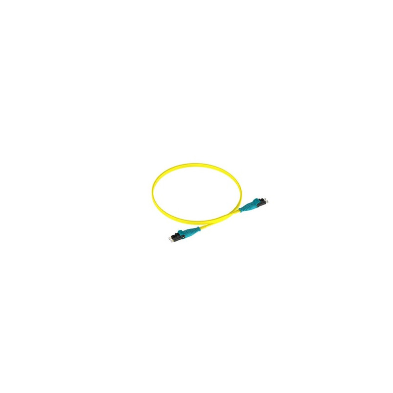 Jumper de Fibra Optica Monomodo 9/125 OS2, LC-LC Duplex Push Pull, OFN