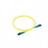 Jumper de Fibra Optica Monomodo 9/125 OS2, LC-LC Duplex Push Pull, OFN
