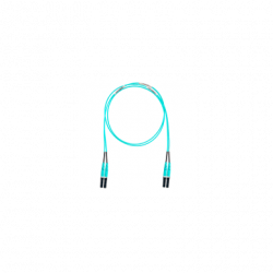 Jumper de Fibra Optica Multimodo 50/125 OM4, LC-LC Duplex, LSZH, Color