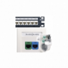Casete de 125 Etiquetas Adhesivas, para Patch Panel, Face Plate o Caja