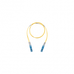 Jumper de Fibra Optica Monomodo 9/125 OS2, LC-LC Duplex, LSZH (Cero Ha
