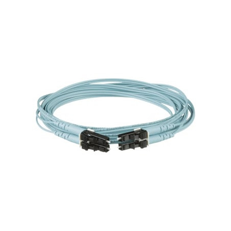 Jumper de Fibra Optica Multimodo 50/125 OM3, LC-LC Duplex, OFNR (Riser