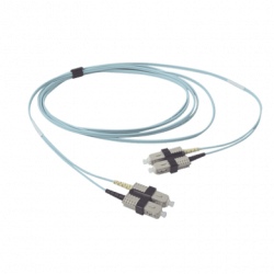 Jumper de Fibra Óptica Multimodo 50/125 OM3 XGLO, SC-SC Duplex, OFNR,