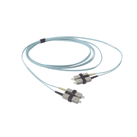 Jumper de Fibra Óptica Multimodo 50/125 OM3 XGLO, SC-SC Duplex, OFNR,