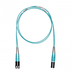 Jumper de Fibra Optica Multimodo 50/125 OM3, LC-SC Duplex, LSZH (Cero