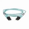 Jumper de Fibra Optica Multimodo 50/125 OM3, LC-LC Duplex, OFNR (Riser