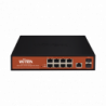Switch Administrable de 8 puertos Gigabit Ethernet con PoE 802.3 af/at
