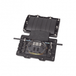Caja de Distribución de Fibra Óptica Horizontal, hasta 48 empalmes, Ex
