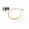 Kit Breakout de 6 fibras, para convertir fibra (Loose Tube) de 250 a 9