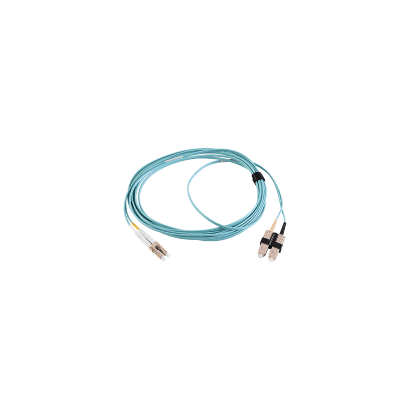 Jumper de Fibra Óptica Multimodo 50/125 XGLO OM3, LC-SC Duplex, OFNR,