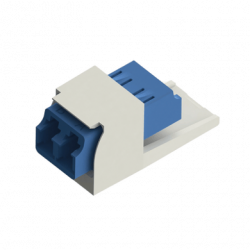 Módulo Acoplador LC Duplex, para Fibra Óptica Monomodo OS1/OS2, Tipo M