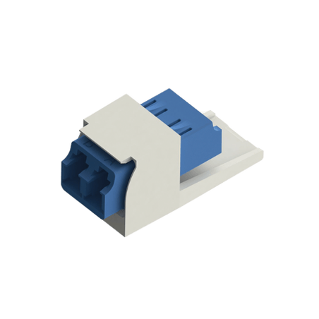 Módulo Acoplador LC Duplex, para Fibra Óptica Monomodo OS1/OS2, Tipo M