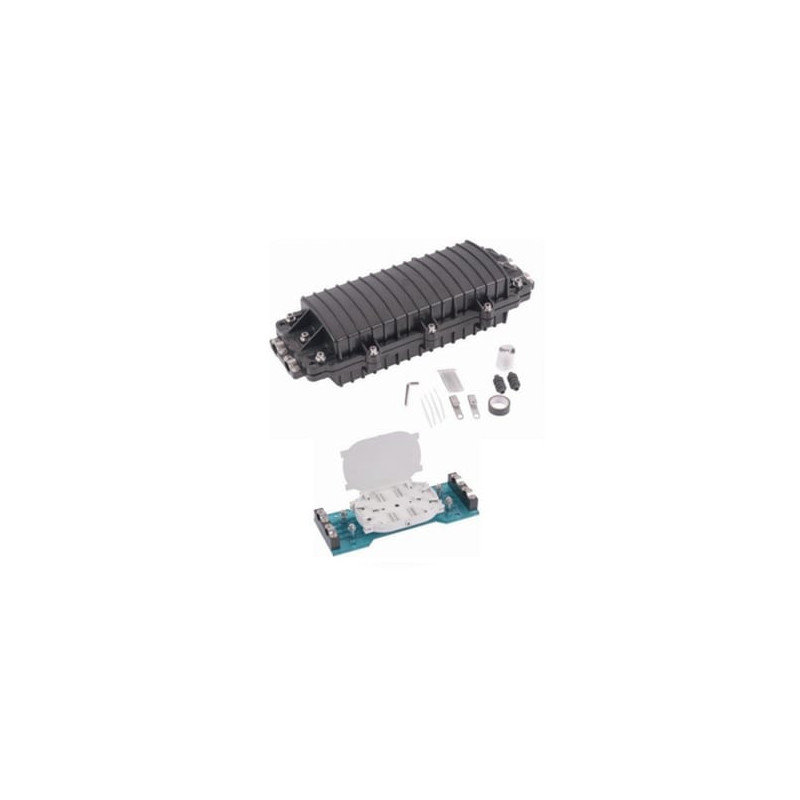 Caja de Distribución de Fibra Óptica Horizontal, hasta 96 empalmes, Ex