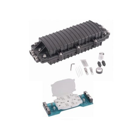 Caja de Distribución de Fibra Óptica Horizontal, hasta 96 empalmes, Ex