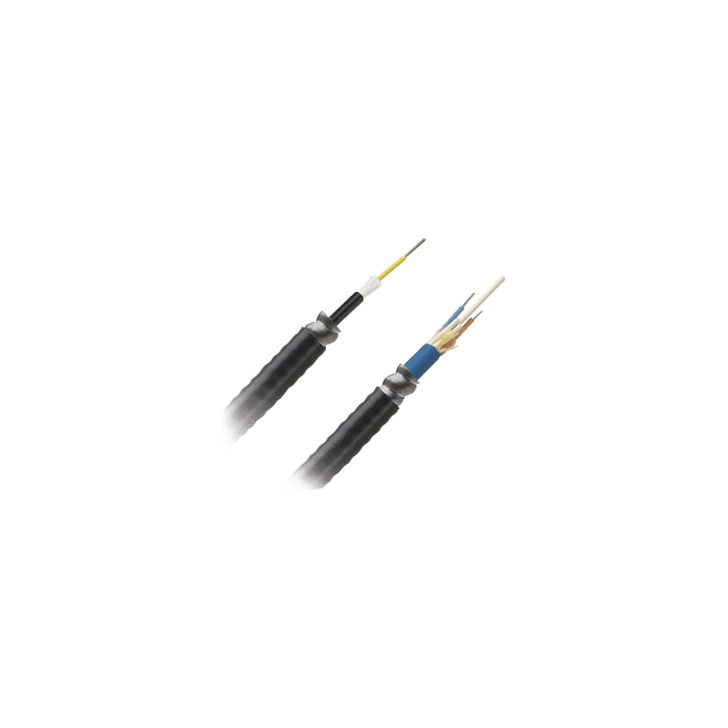 Cable de Fibra Óptica de 12 hilos, Multimodo OM4 50/125 Optimizada, In