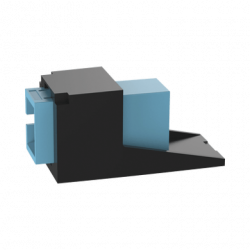 Módulo Acoplador SC Simplex, para Fibra Óptica Multimodo OM3/OM4, Tipo