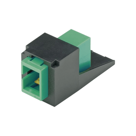 Módulo Acoplador SC/APC Simplex, para Fibra Óptica Monomodo OS1/OS2, T