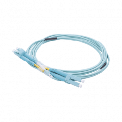 Jumper de Fibra Óptica Multimodo OM3 50/125 LC-LC OFNR (Riser), 2.0 mm
