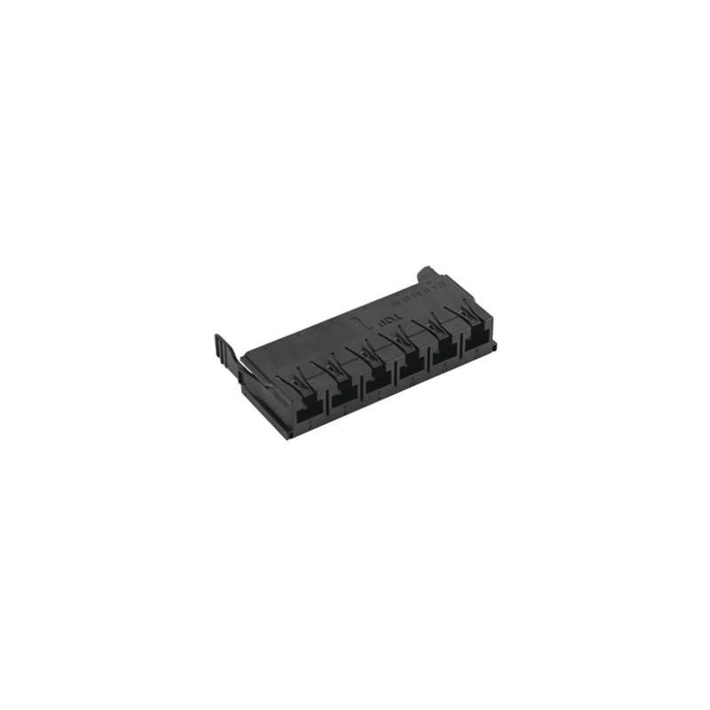 COPPER, ADAPTER PLATE, LIGHTVERSE COMBO, EMPTY, UTP, 6 PORT, BLACK