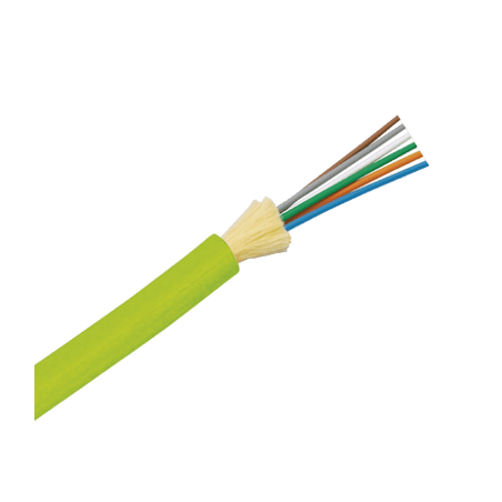 Cable de Fibra Óptica de 6 hilos, Multimodo OM5 50/125 Optimizada, Int