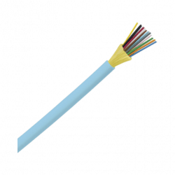 Cable de Fibra Óptica de 12 hilos, Multimodo OM3 50/125 Optimizada, In