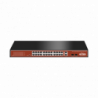 Switch PoE (802.3af/at/bt) / No administrable de largo alcance / Hasta