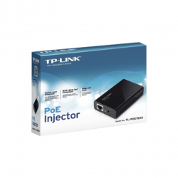 Inyector PoE (15W) / Gigabit 802.3 af / 2 puerto 10/100/1000 Mbps / Pl
