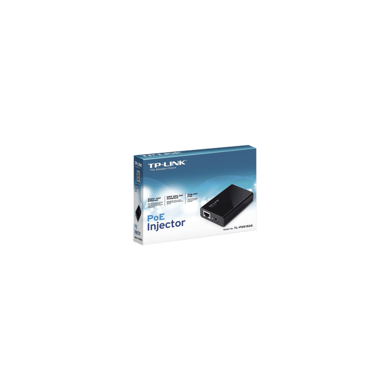 Inyector PoE (15W) / Gigabit 802.3 af / 2 puerto 10/100/1000 Mbps / Pl