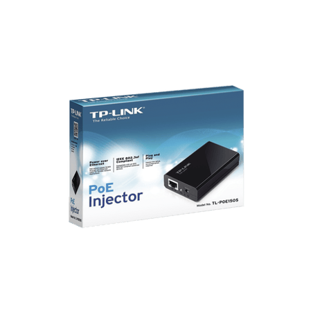 Inyector PoE (15W) / Gigabit 802.3 af / 2 puerto 10/100/1000 Mbps / Pl