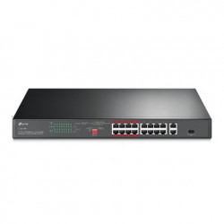 Switch PoE no Administrable 16 puertos 10/100 Mbps  2 puertos 10/100/1