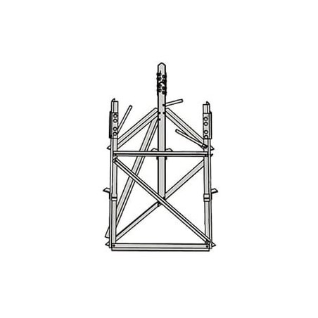 Base corta para sección 9 para Torres Autosoportadas RSL.