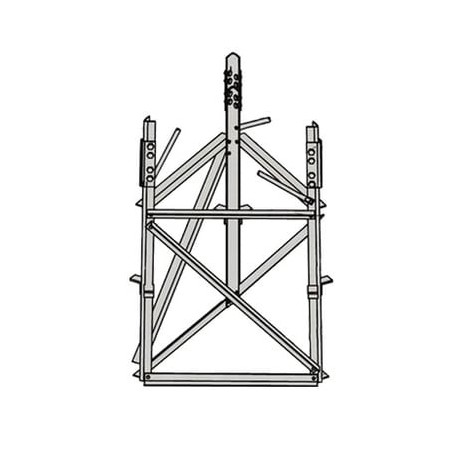 Base para Sección 5 de torre Autosoportada RSL.