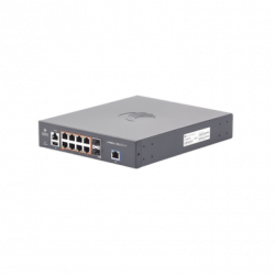 Switch cnMatrix EX2010-P capa 3 de 10 puertos(8 PoE Gigabit 802.3af/at