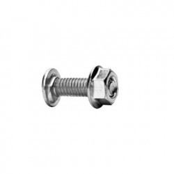 Tornillo  tuerca milimétrico, con acabado Electro Zinc
