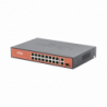 Switch PoE (802.3af/at/bt) / No administrable de largo alcance / Hasta