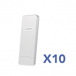 Paquete de 10 Puntos de Acceso C1N Super Wi-Fi, PTP y PTMP en 2.4 GHz