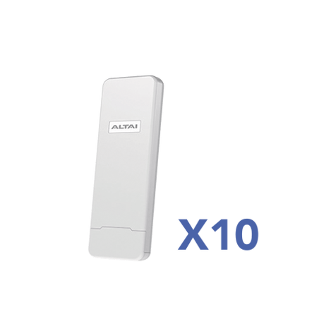 Paquete de 10 Puntos de Acceso C1N Super Wi-Fi, PTP y PTMP en 2.4 GHz