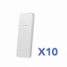 Paquete de 10 Puntos de Acceso C1N Super Wi-Fi, PTP y PTMP en 2.4 GHz