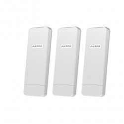 Paquete de 3 Puntos de Acceso C1N Super Wi-Fi, PTP y PTMP en 2.4 GHz ,