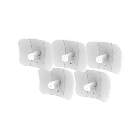 Kit de 5 LiteBeam 2x2 MIMO airMAX AC GEN2 CPE hasta 450 Mbps, 5 GHz (5
