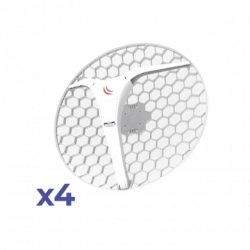 (LHG XL 5 ac 4 Pack) CPE y PtP en 5GHz  802.11 a/n/ac con Antena de Re