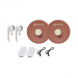 Kit de 2 radios C5X con antenas NPPROS2PACK (27 dBi), rango de frecuen