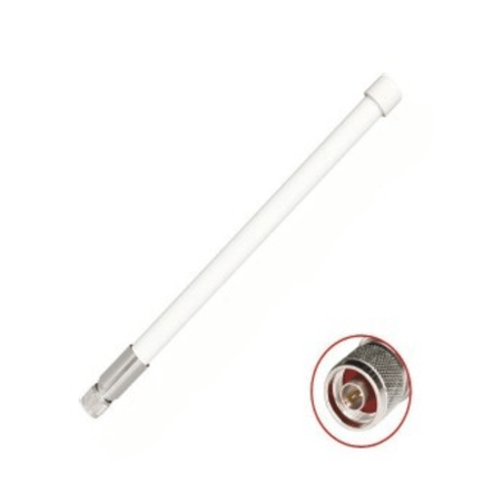 1 Antena Omnidireccional / Doble Banda 2.4 GHz y 5 GHz / Ganancia 7 dB