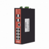 Switch Industrial 8 puertos / Administrable PoE / Puerto 1-2 PoE 24V/4
