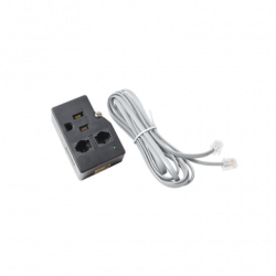 Protector para enchufe con salida única, circuito de 110 V/15 A, torni