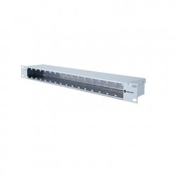 Chassis metálico de aterrizaje hasta 16 módulos Ethernet, Giga Etherne